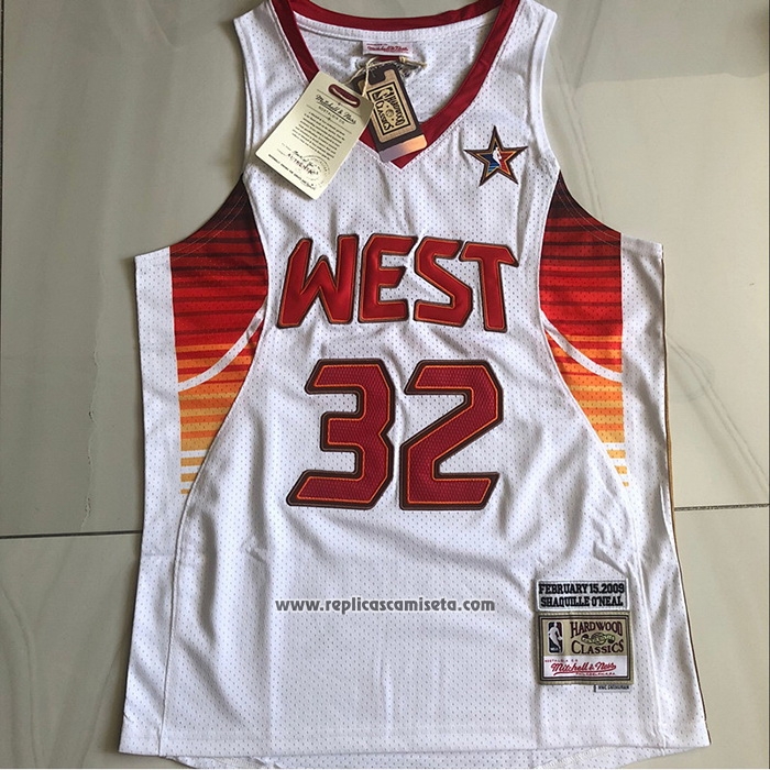 Camiseta All Star 2009 Shaquille O'Neal #32 Blanco
